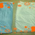 Lot de 2 draps housses...