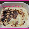 Gratin chou-fleur façon endive au jambon ∞ 