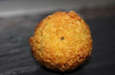 Croquette de pommes de terre et saumon