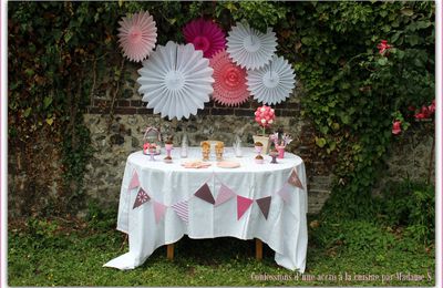 Sweet table Princesse rose