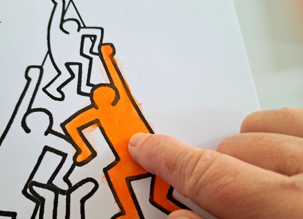 Le sapin KEITH HARING