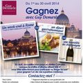 Grand concours Guy Demarle: gagnez un WE à Rome !!!