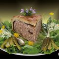 Pâté de canard aux pistaches en croûte 