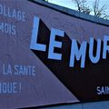 st etienne 42 2018 street art  "LE MUR" un collage par mois