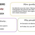 Carnet de bord du 29 mai au 04 juin 2024