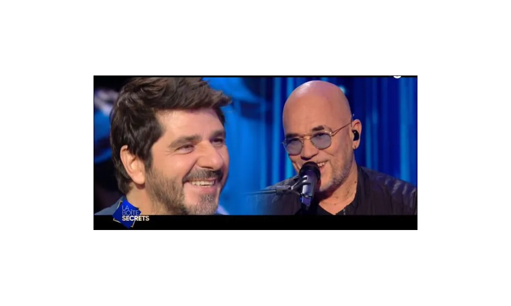 Pascal Obispo dans l'émission "La boite à secrets" sur France 3