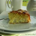 Gâteau aux poires, aux amandes et à la fève tonka, sans gluten et sans lactose