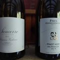 Sancerre : Domaine Vacheron : millésime 2017, et Alsace : Paul Ginglinger : Pinot noir : Les Rocailles 2015