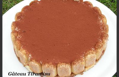 Gâteau tiramisu