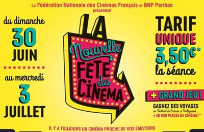 Le nouveau visage de la Fête du cinéma fait super envie!!