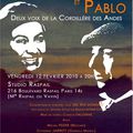 "Gabriela et Pablo, deux voixs de la Cordillère des Andes" de Luis del Rio Donoso avec Catherine Jarrett et Michel Pilorgé