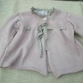 Toujours pour mes petites-filles/ Le cardigan froncé