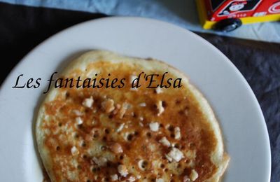 Pancakes au sirop d'érable et aux éclats de noix