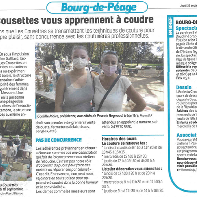 On parle de nous dans la presse!