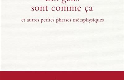 DELERM Philippe / Les gens sont comme cela*