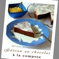 Gâteau au chocolat à la compote (recette légère)