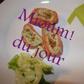 Roulades de saumon à l'avocat