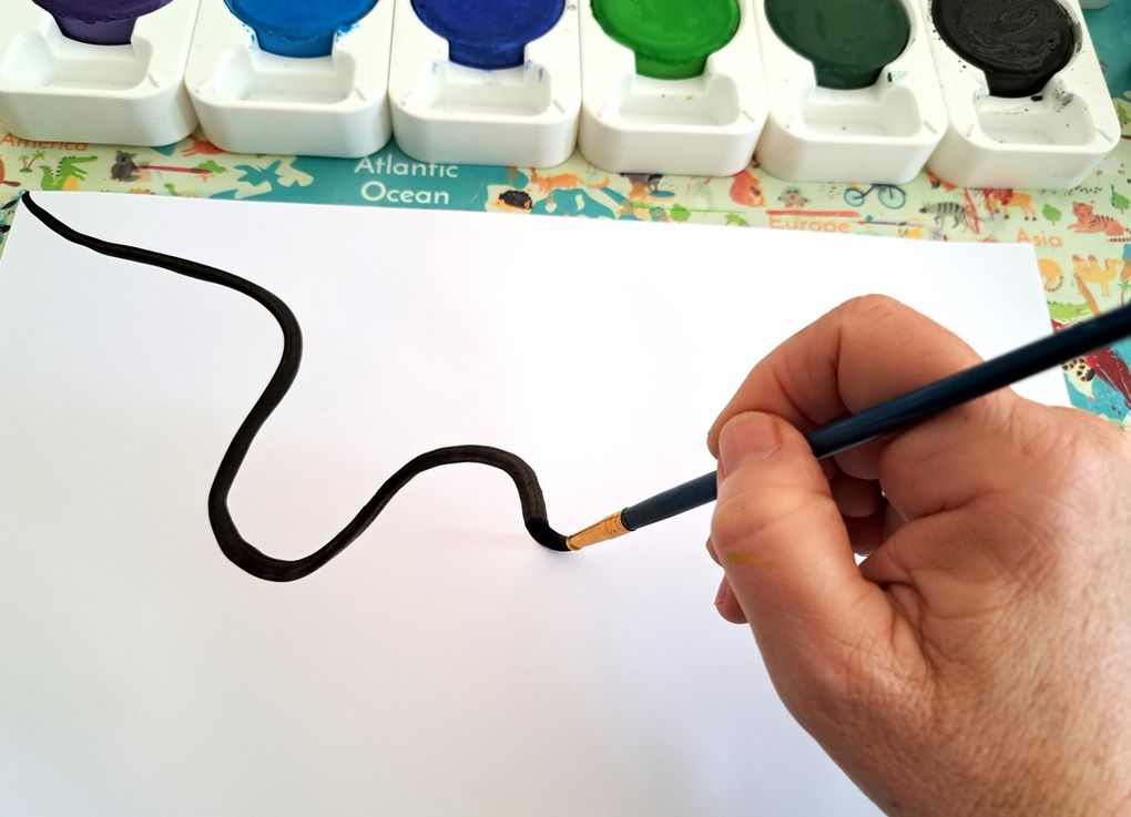 Galets de gouache géants