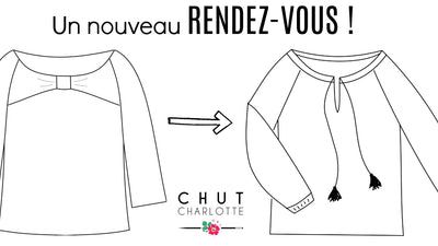 TUTO : transformez le patron RENDEZ-VOUS en une blouse à pompons !