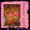 Financiers aux pralines roses