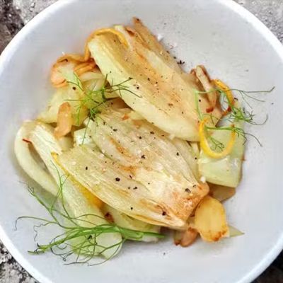 Fenouil confit à l'ail et au citron