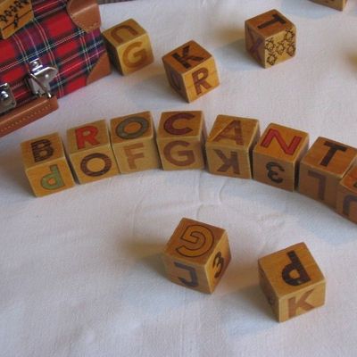 Vends - Cubes anciens en bois - Bruxelles - 