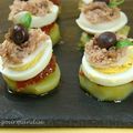 Canapés de pommes de terre façon niçoise