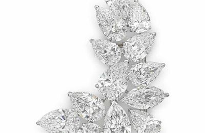An important diamond brooch