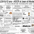 Info ALSH Programme des vacances de Toussaint 2011
