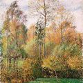 Camille Pissarro Automne, peupliers, Eragny