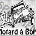 Autocollants Motard à Bord - Nouvelle Version