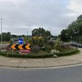 Rond-point à Gorey (Irlande)