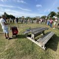 rassemblement citoyen contre le projet d'aire de camping-cars à Avranches