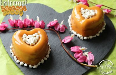 Entremet caramel-pomme 