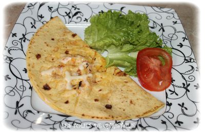 Quesadillas jambon fromage