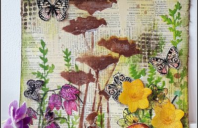 Des pages d'ART JOURNAL sur le thème de la nature... et nouveaux shows HOCHANDA avec CRAFTY INDIVIDUALS