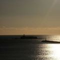 coucher de soleil sur le phare du cap d agde