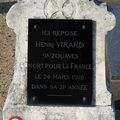 VIRARD Henri (Le Poinçonnet) + 24/03/1918 Verdun (55)