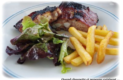 TRAVERS DE PORC MARINES ET CARAMELISES AU BARBECUE