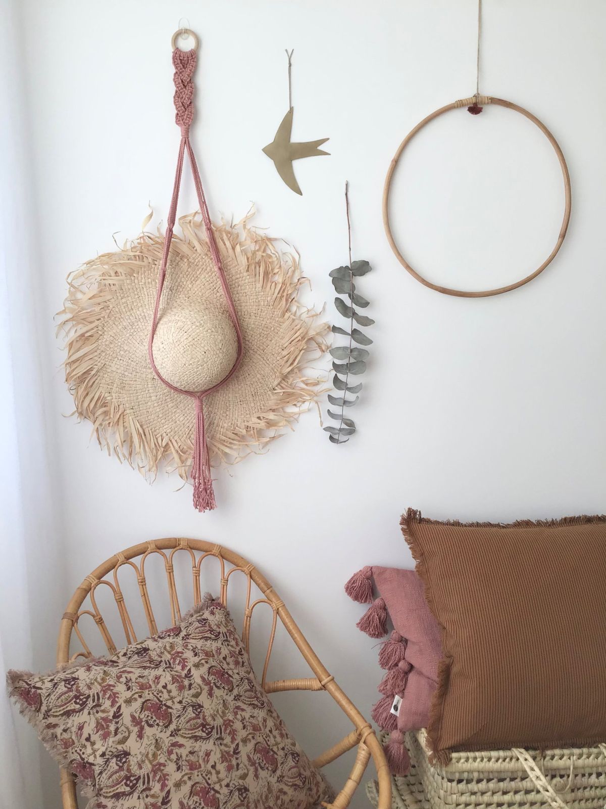 Porte-chapeau Dusty Pink 