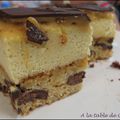 Le gateau à tomber aux 4 textures : cookies, mousse vanille, caramel et croquant chocolat