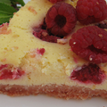Cheesecake Framboises & Biscuits roses selon Betsa
