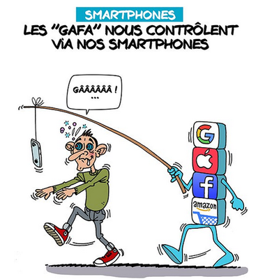 Les "GAFA" nous contrôlent via nos smartphones !!