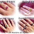 PETITES BAGUES EN  PERLES 