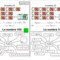 MATHS 9 CE1 : le nombre 100