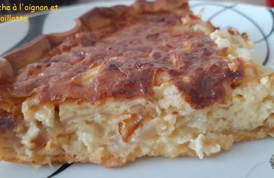 Quiche à l'oignon et à la cancoillotte