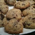 Cookies aux moceaux de chocolat noir