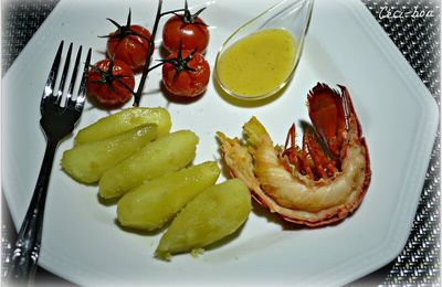 Homard au four et sa sauce au beurre