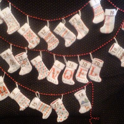 Calendrier de l'Avent petites bottes