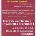 Téléthon Ecommoy le Samedi 5 Décembre 2015